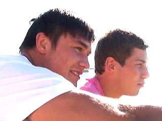 Two teen pornstars Jim Kerouac and Dario Dolcefucking