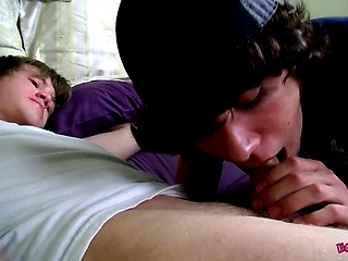 A Cock Sucking Eake Up! - Aaron West And Jacob Marteny